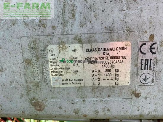 Rastrillo - Claas - liner 2800