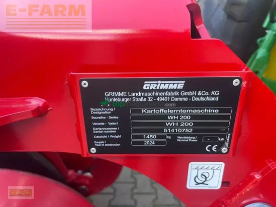 Cosechadora - arrancadora de patata - Grimme - wh 200