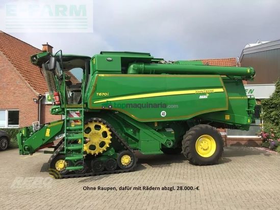 Cosechadora de Cereal - John Deere - mähdrescher t670 ll