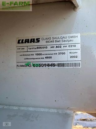 Rastrillo - Claas - liner 3000