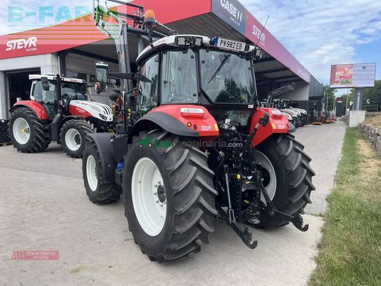 Tractor agrícola - Steyr - plus 4100 mit hauer frontlader