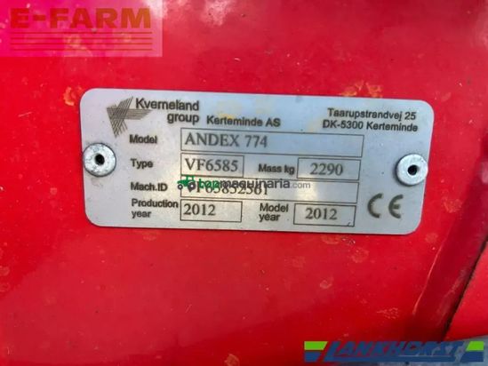 Rastrillo - Vicon - andex 774