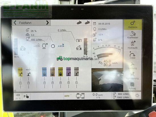 Tractor agrícola - Claas - axion 870 cmatic cebis cemis