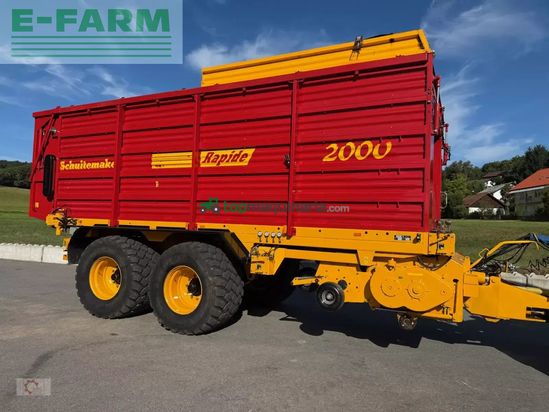 Remolqu agrícola - Schuitemaker - rapide 2000 sw