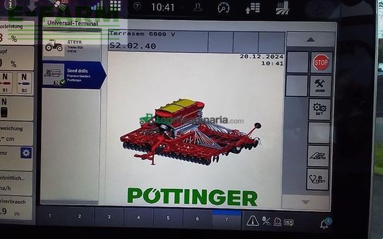Sembradora - Pöttinger - terrasem v 6000 d