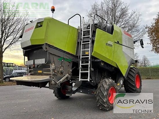 Cosechadora de Cereal - Claas - evion 450 maxi + sw v500