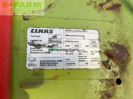 Cortacésped manual - Claas - disco 9300c 3100 fc