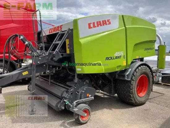 Empacadora gigant - Claas - rollant 455 rc uniwrap