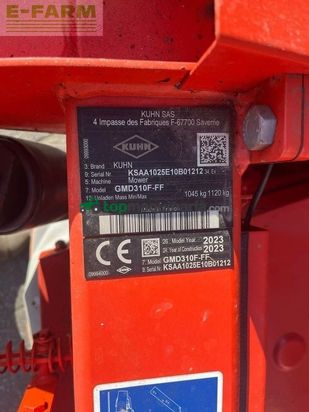 Cortacésped manual - Kuhn - gmd 310f