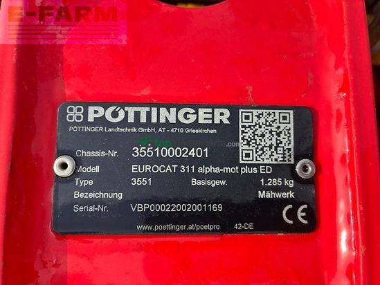 Cortacésped manual - Pöttinger - eurocat 311