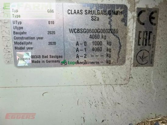 Rastrillo - Claas - liner 3600