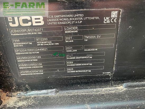 Telescopica - JCB - tm320 agri - stufe v