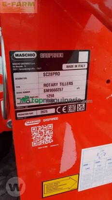 Grada rotativa - Maschio - sc 280 pro