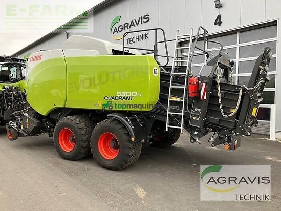 Empacadora gigant - Claas - quadrant 5300 evolution fc tandem