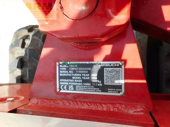 Excavadora - Takeuchi - tb 217r ( neumaschinen ) 1.680kg