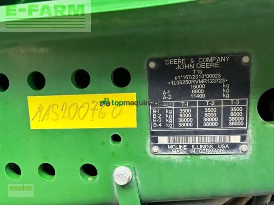 Tractor agrícola - John Deere - 6250r