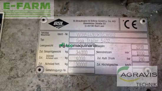 Remolqu agrícola - Strautmann - giga-trailer 5402