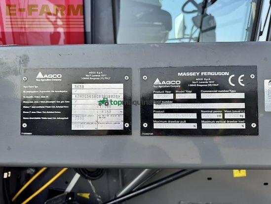 Cosechadora de Cereal - Massey Ferguson - mf 7347 s mcs activa t4