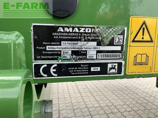 Grada de disco - Amazone - catros+ 5002-2 ts