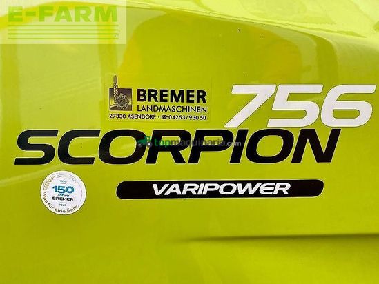 Telescopica - Claas - scorpion 756 gen 2, druckluftanlage, klimaanlage