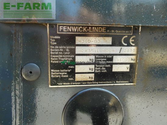 Elevadora - Linde - h30d-03 ( perkins - motor )