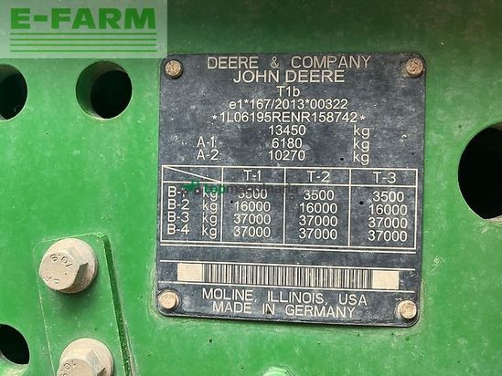 Tractor agrícola - John Deere - 6r195