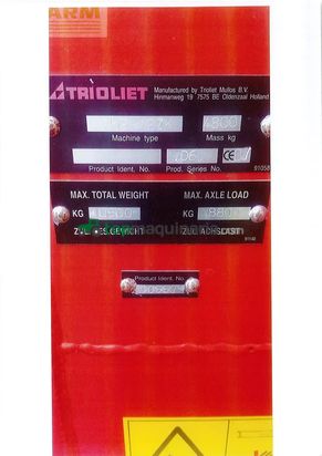 Remolqu esparcidor - Trioliet - 1200zk