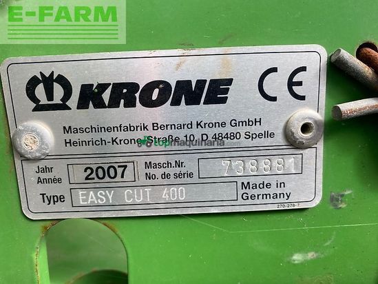 Cortacésped manual - Krone - easy cut 400