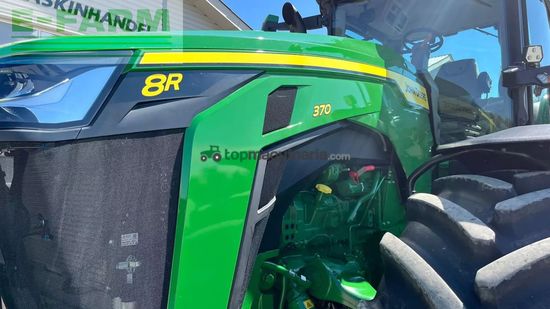 Tractor agrícola - John Deere - 8r 370 med frontlift