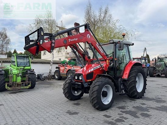 Tractor agrícola - Massey Ferguson - 5455 + faucheux prestige 120