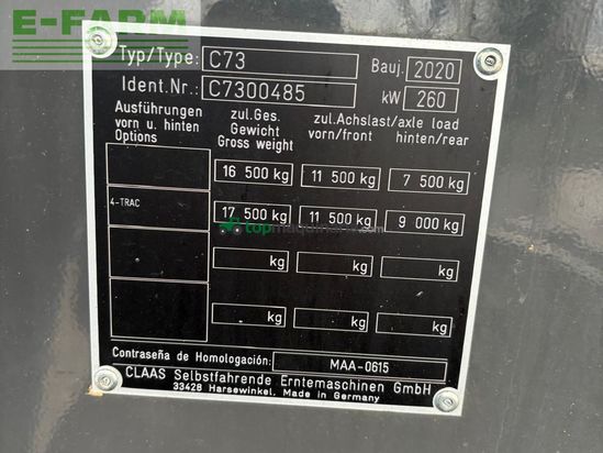 Cosechadora de Cereal - Claas - LEXION 630