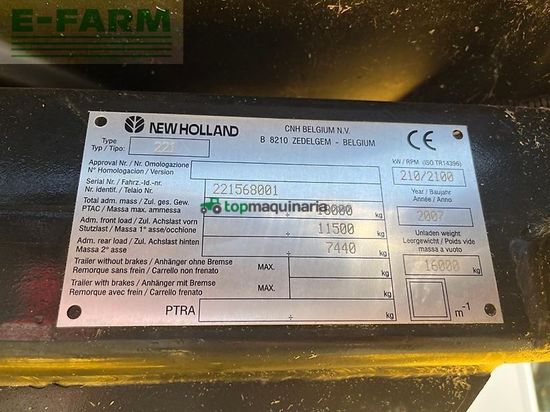 Cosechadora de Cereal - New Holland - cx 8040