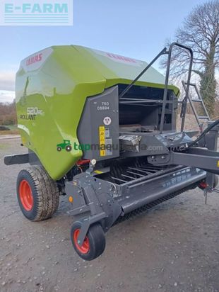 Empacadora gigant - Claas - presse à balles rondes rollant 520rc claas