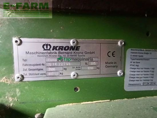 Empacadora gigant - Krone - comprima f155