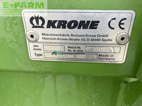 Cabezal - Krone - easy flow 3001