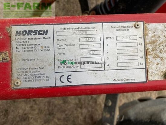 Cultivador - Horsch - terrano 3 fx