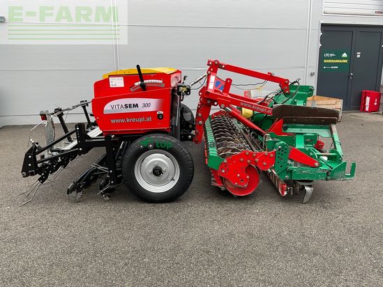 Grada rotativa - Regent - Orbit- M 3000 und Vitasem 300 Drillmaschine