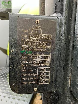 Tractor agrícola - Claas - arion 540