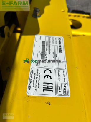 Cosechadora de Cereal - John Deere - 8500i inkl. kemper 460 plus
