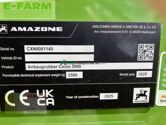 Cultivador - Amazone - cenio 3000 super