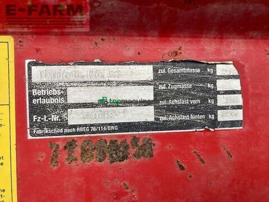 Remolqu agrícola -  - uw 160