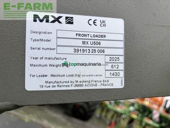 Tractor agrícola - Claas - axos 240 advanced mit fl u506