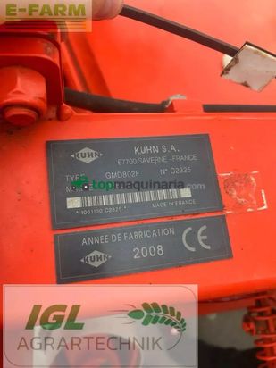 Cortacésped manual - Kuhn - gmd 802 f