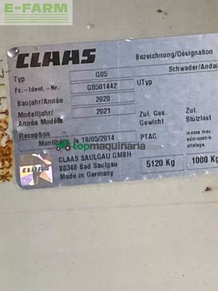 Rastrillo - Claas - liner 4000 hha