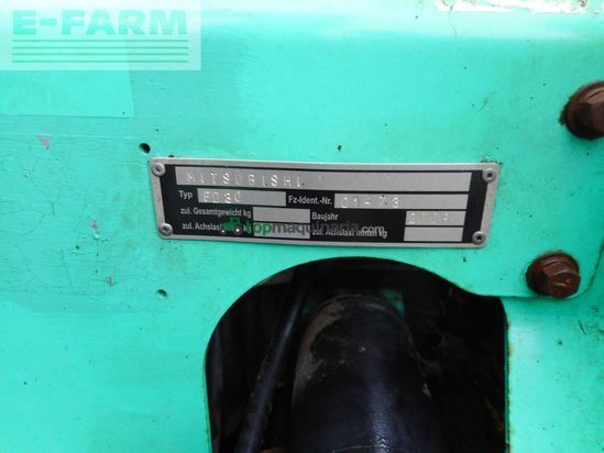 Elevadora - Mitsubishi - fd30 triplex 4,7m + ss + zwillingsreifen