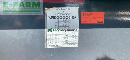 Remolqu agrícola - Reisch - RT-160