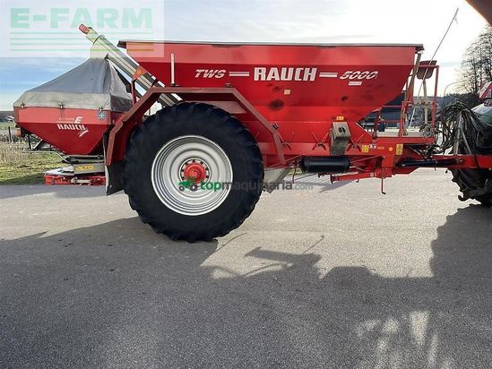Esparcidor - Rauch - tws 5000 düngerwagen, lenkung + streuer axera h-emc