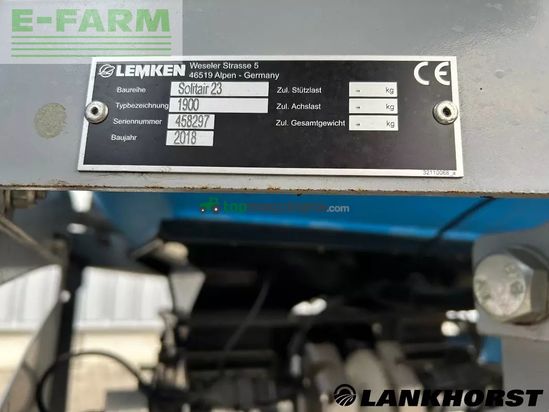 Sembradora monograno mecanica - Lemken - azurit 9kd / solitair 23