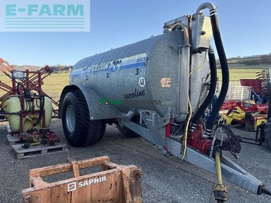 Cisterna - Peecon - euroline 11500 mit schiebeachse und 4 punkt aufn