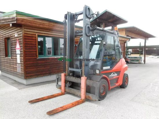 Elevadora - Linde - h50d-01 ( deutz motor ) 3. u. 4. kreis!